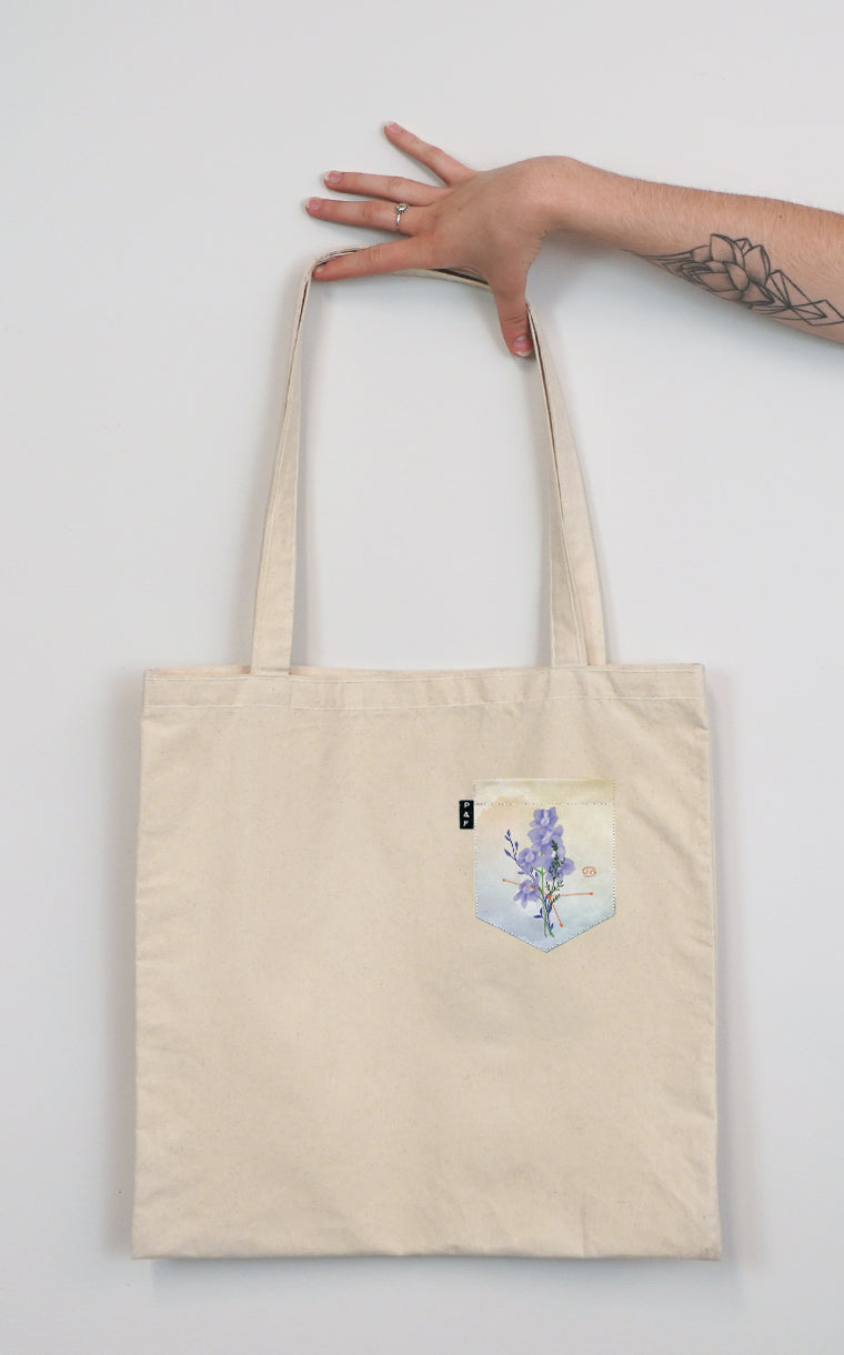 Tote Bag à poche Exé-crabe