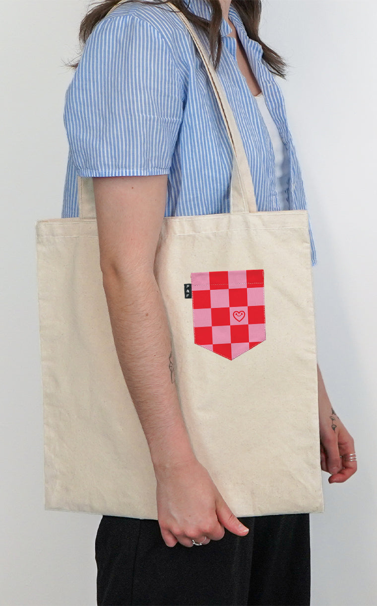 Tote Bag with Heart Foundation Pocket