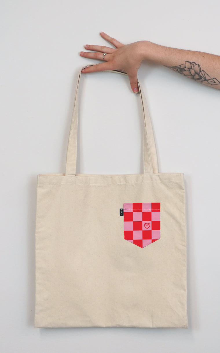 Tote Bag with Heart Foundation Pocket