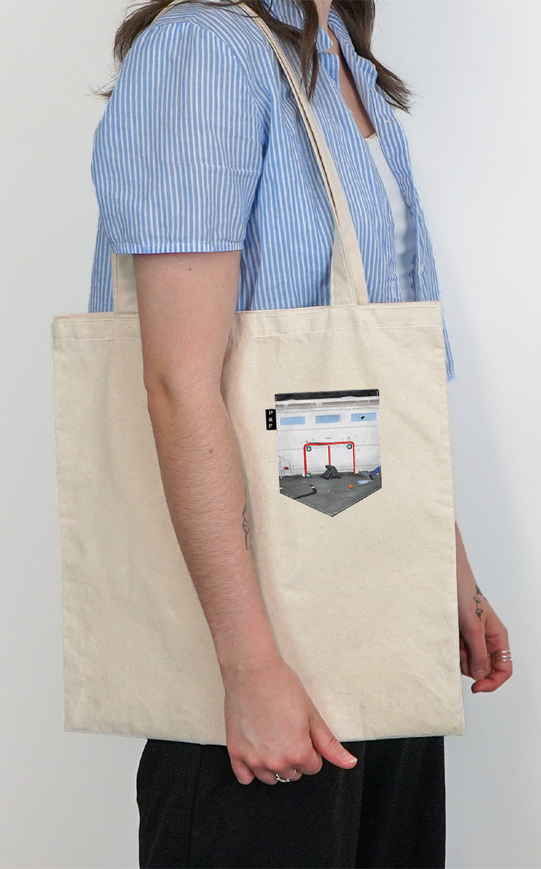 Google Hockey Pocket Tote Bag