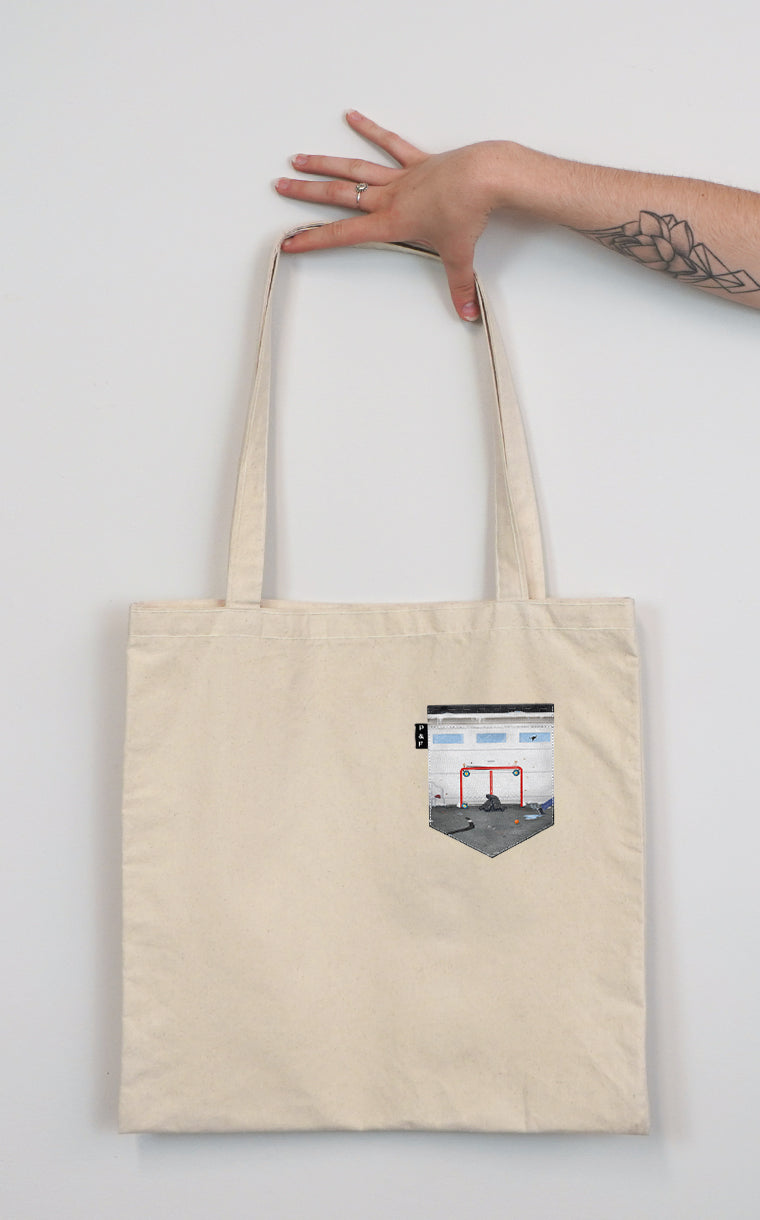 Google Hockey Pocket Tote Bag