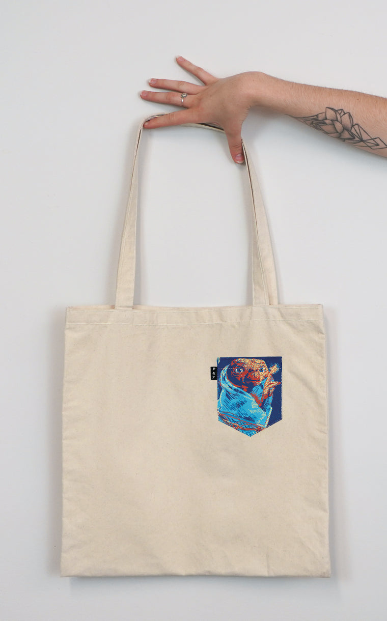 I have the finger pocket tote bag