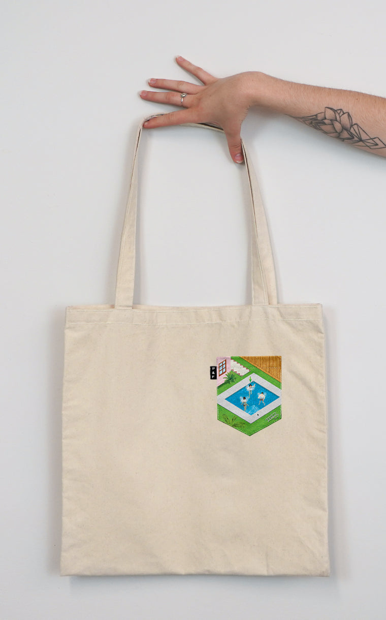 Klapaucius Pocket Tote Bag