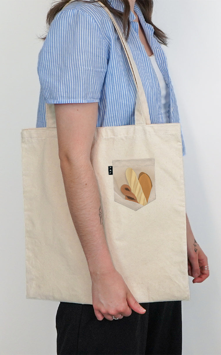 Tote Bag à poche L'indécis