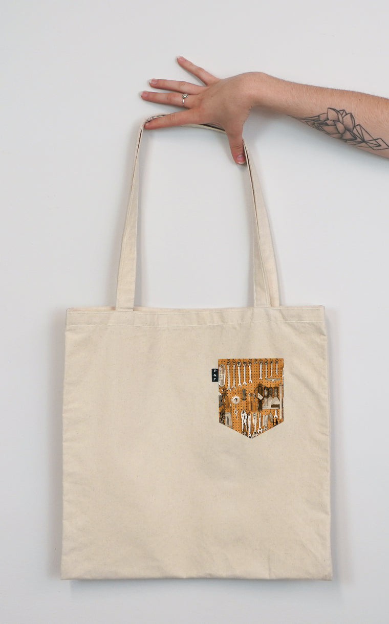 Heavy Tooling Pocket Tote Bag