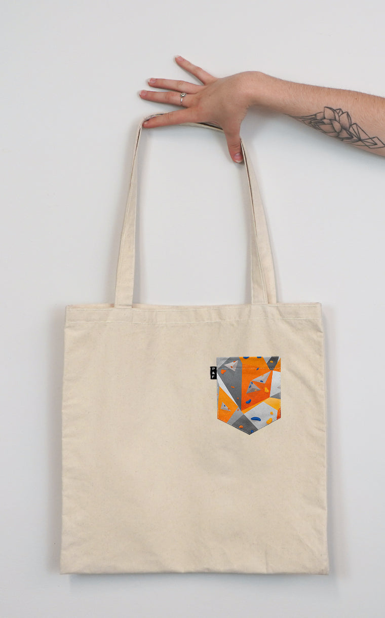 Tote Bag with pocket The 3 carabiners