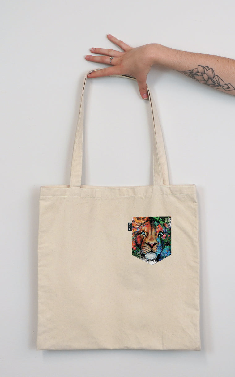 Mufasa Pocket Tote Bag