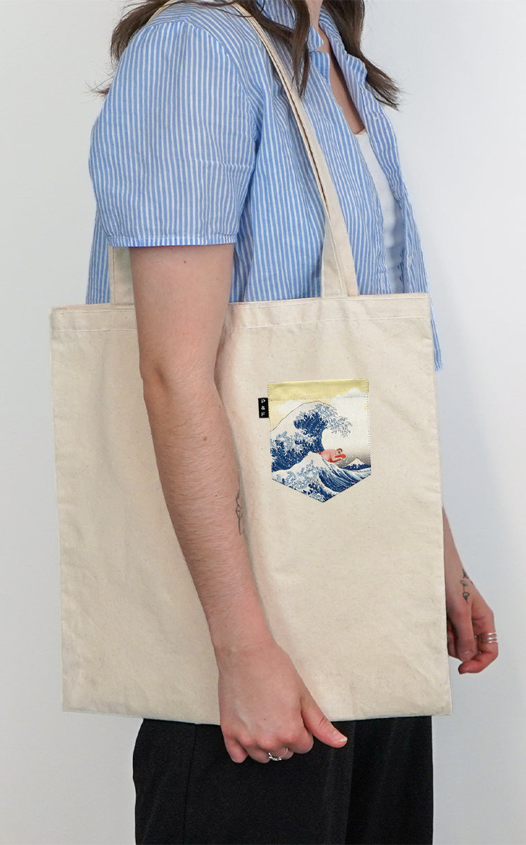 Tokyo Drift Pocket Tote Bag