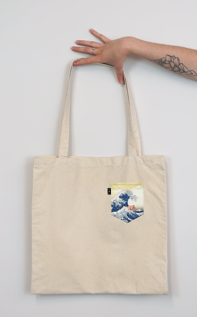 Tokyo Drift Pocket Tote Bag