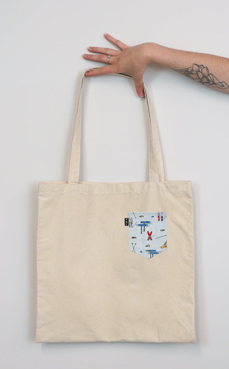 Garage Sale Pocket Tote Bag