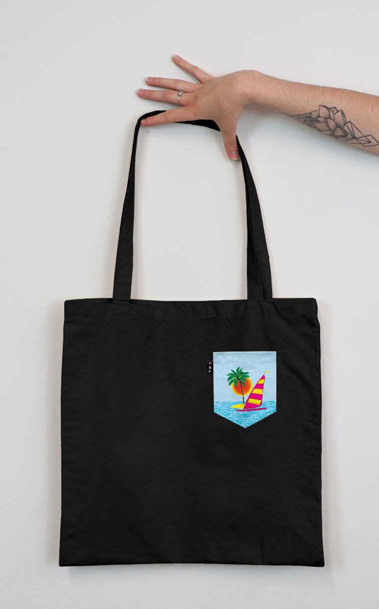 90's Represent Pocket Tote Bag