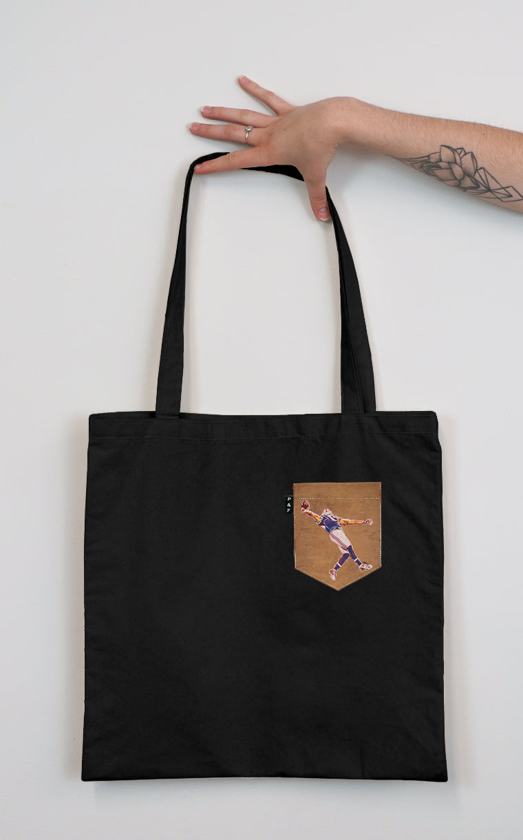 Catch 'em all pocket tote bag