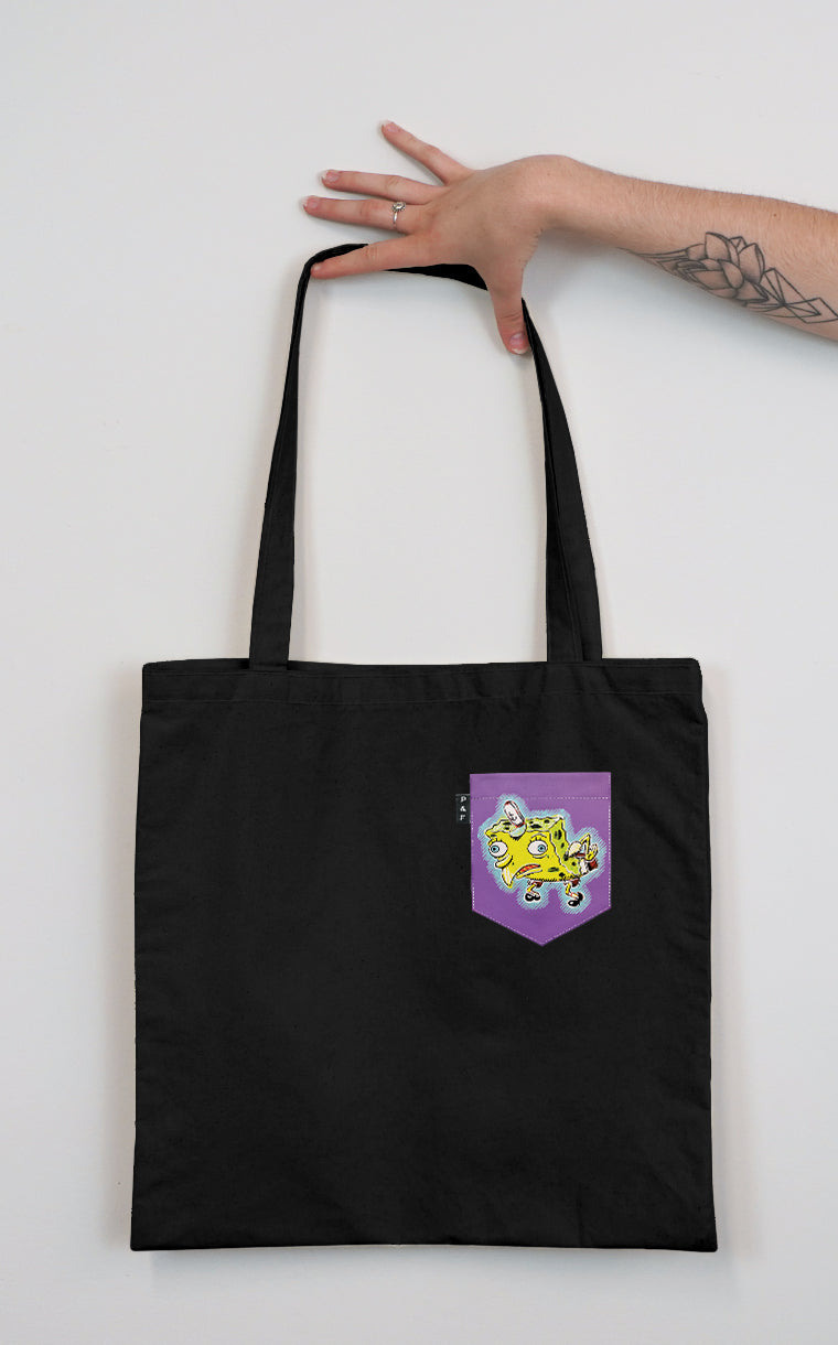 Tote Bag à poche bOb L'ÉpOnGe