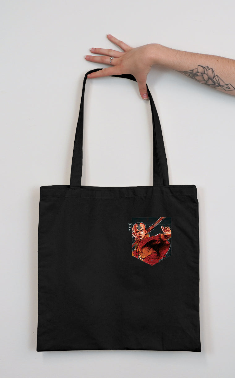 Tote Bag à poche Chauve qui peut