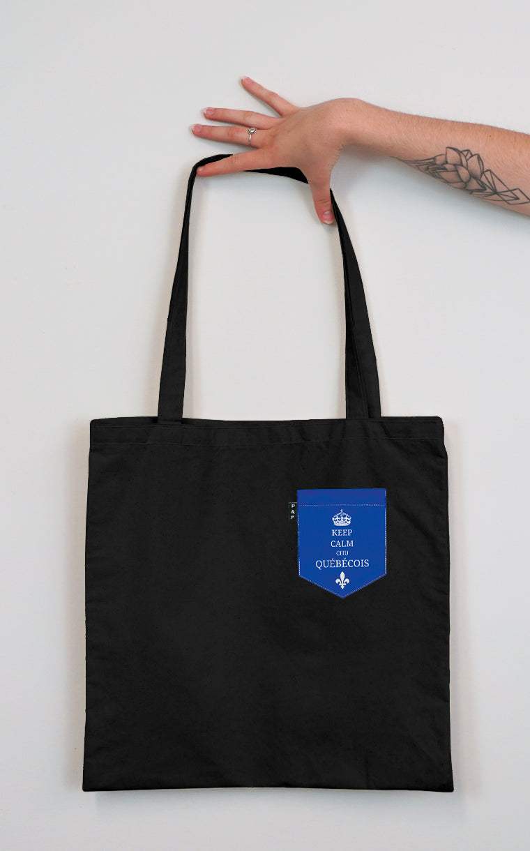 Tote Bag à poche Chu Québécois