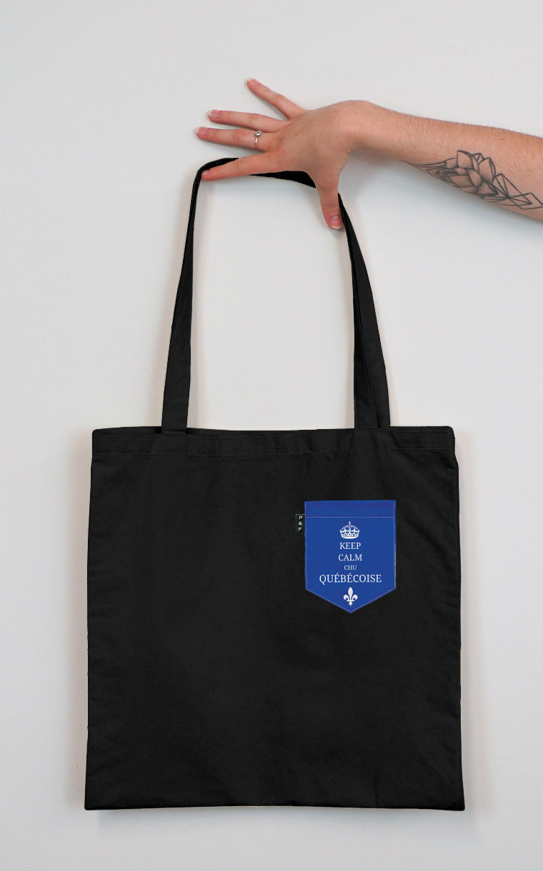 Tote Bag à poche Chu Québécoise
