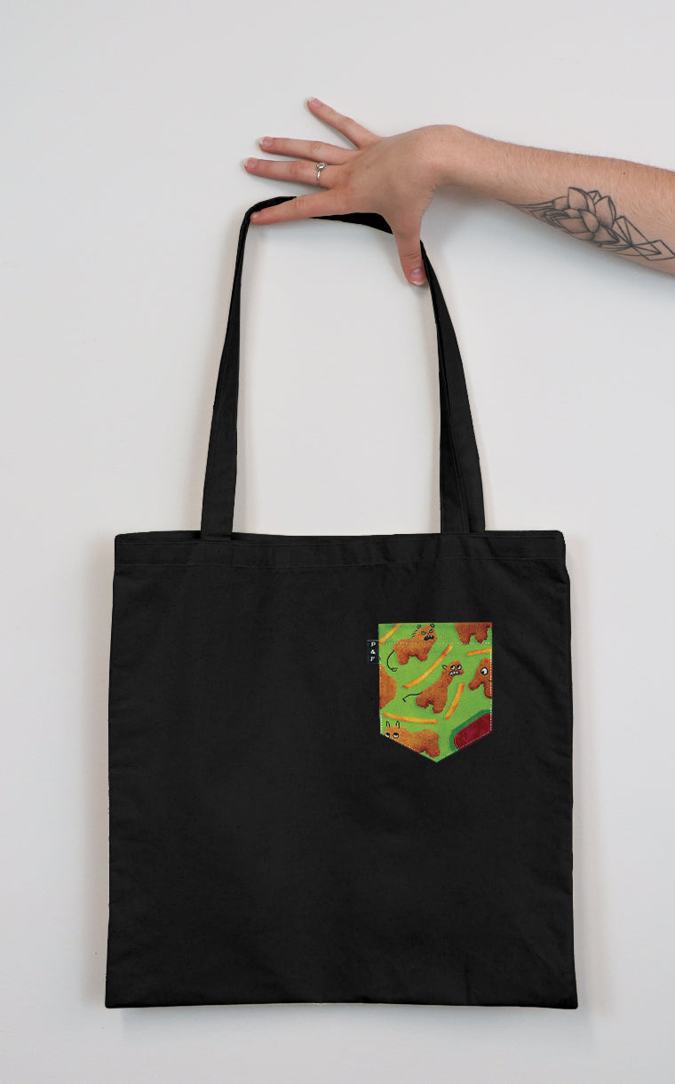 Crocopoulatorius Pocket Tote Bag