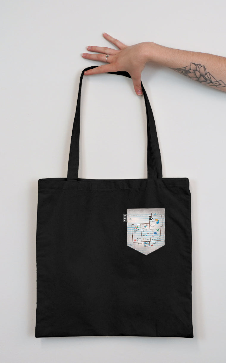 Tote Bag à poche En plein sur ma poire