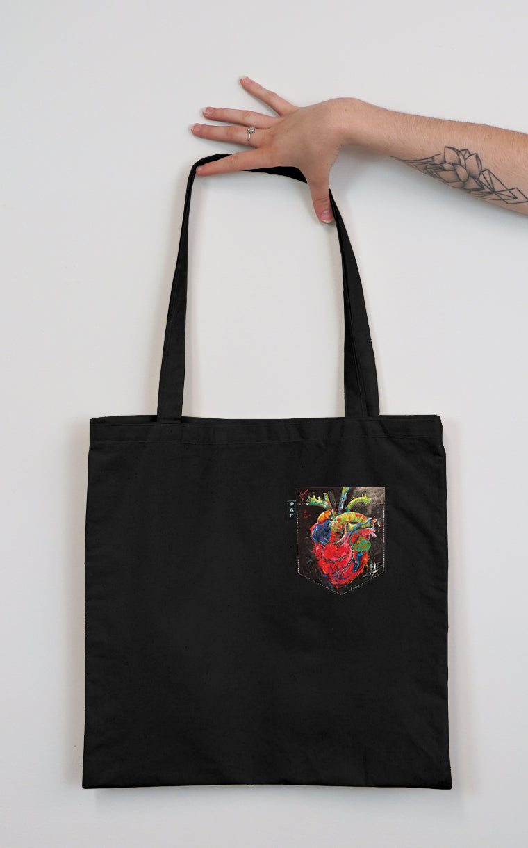 Tote Bag à poche Fondation en coeur 2025