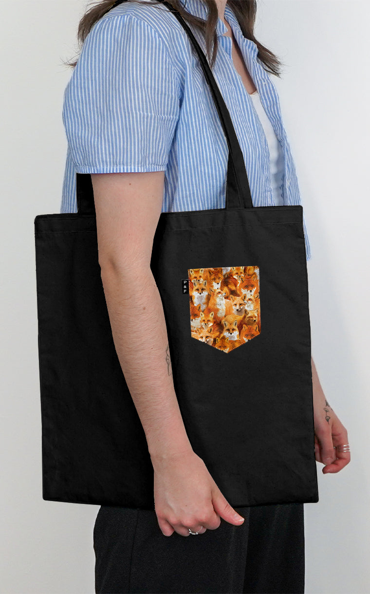 No Fox Given Pocket Tote Bag