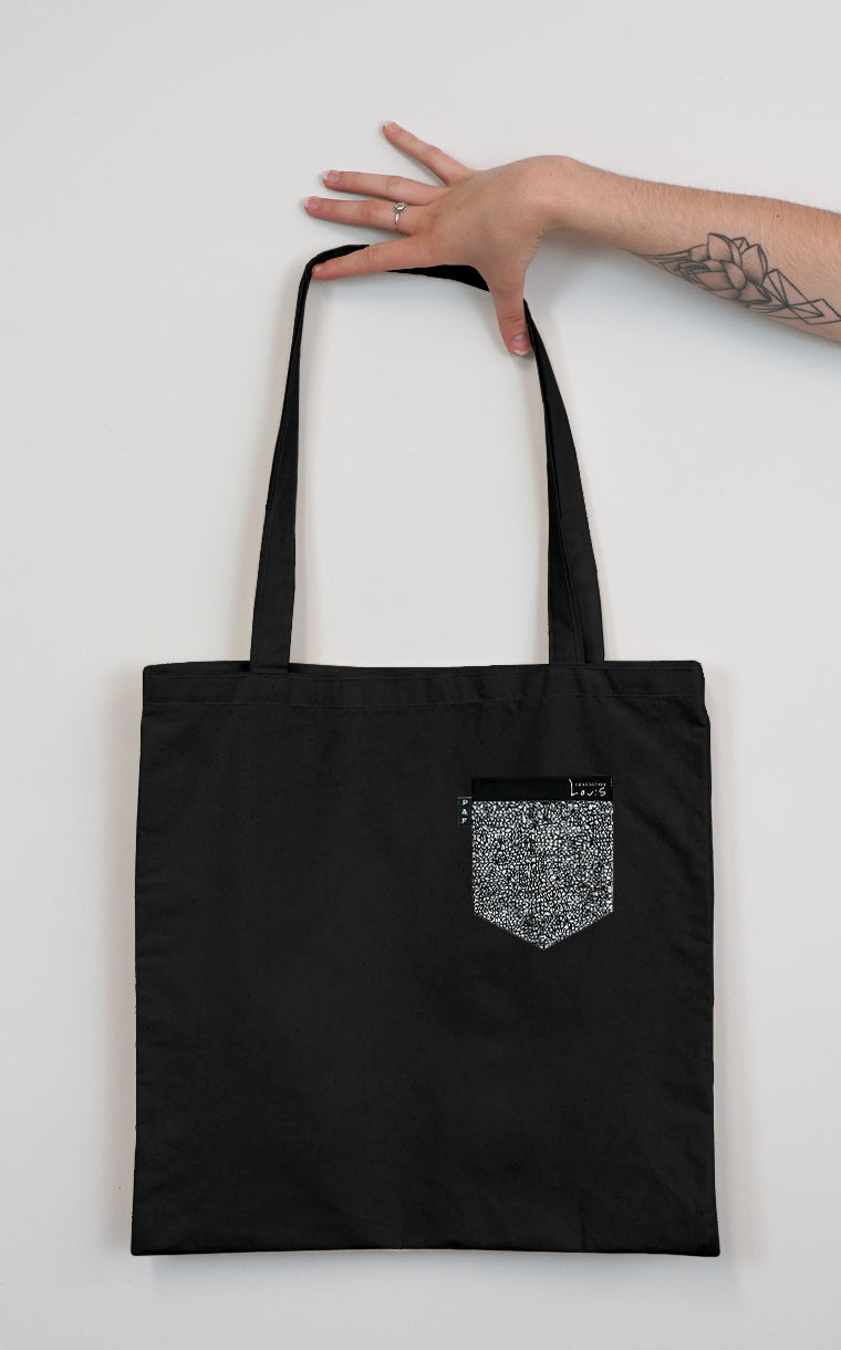 Tote Bag à poche Interconnexion