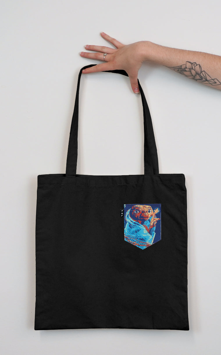 I have the finger pocket tote bag