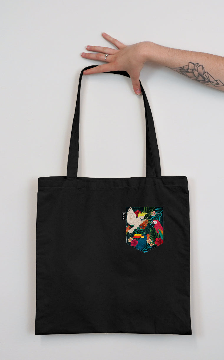 King Toucan-Khamon Pocket Tote Bag