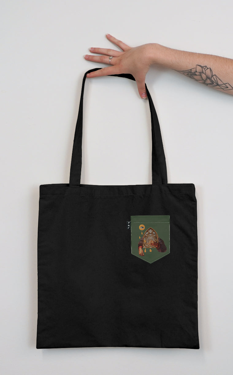 Tote Bag with Pocket Access to Property