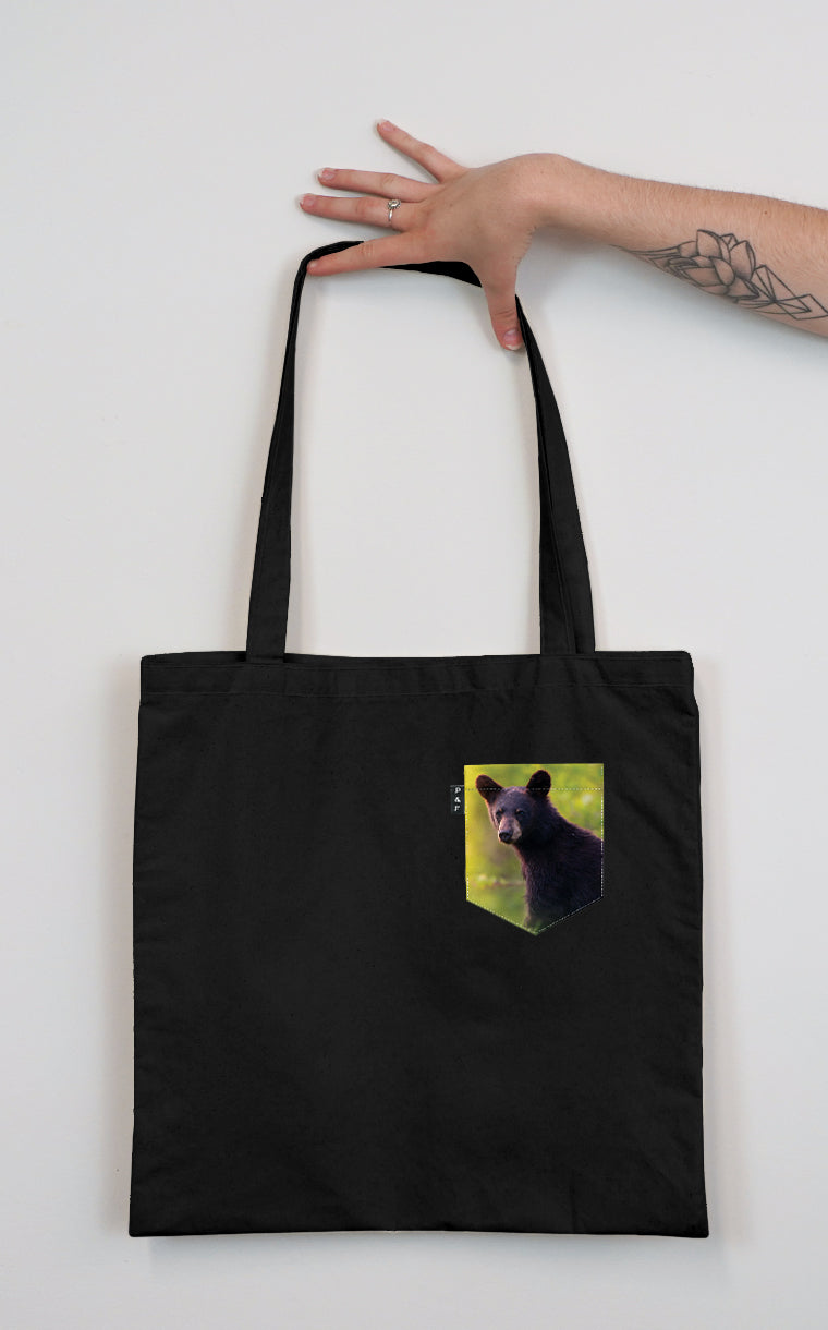 The average bear tote bag