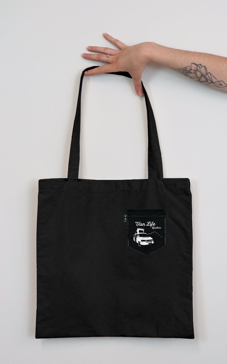 Tote Bag à poche Libère le vagabond en toi!