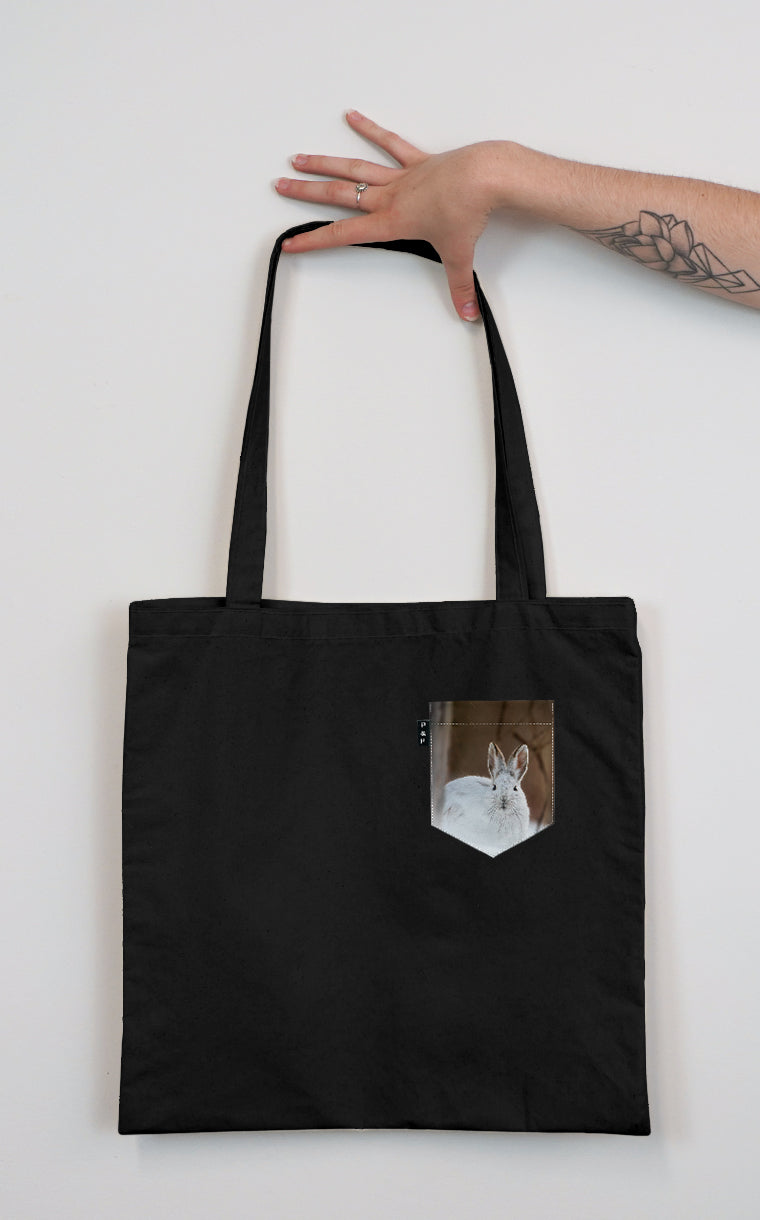 Tote Bag à poche Lièvre Gercé