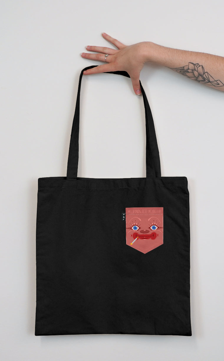 Tote Bag à poche Paix et joie