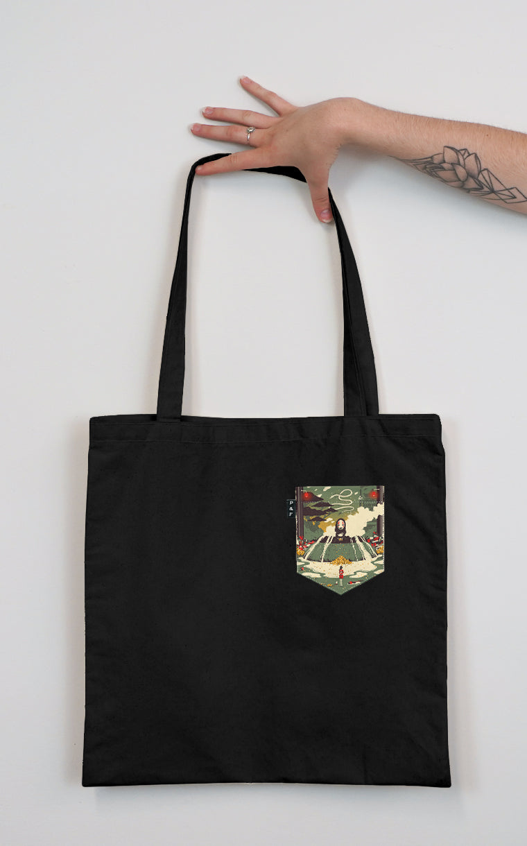 Tote Bag with Pocket Without Face