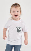 T-shirt à poche pour bébé personnalisable - Porte & Fotos