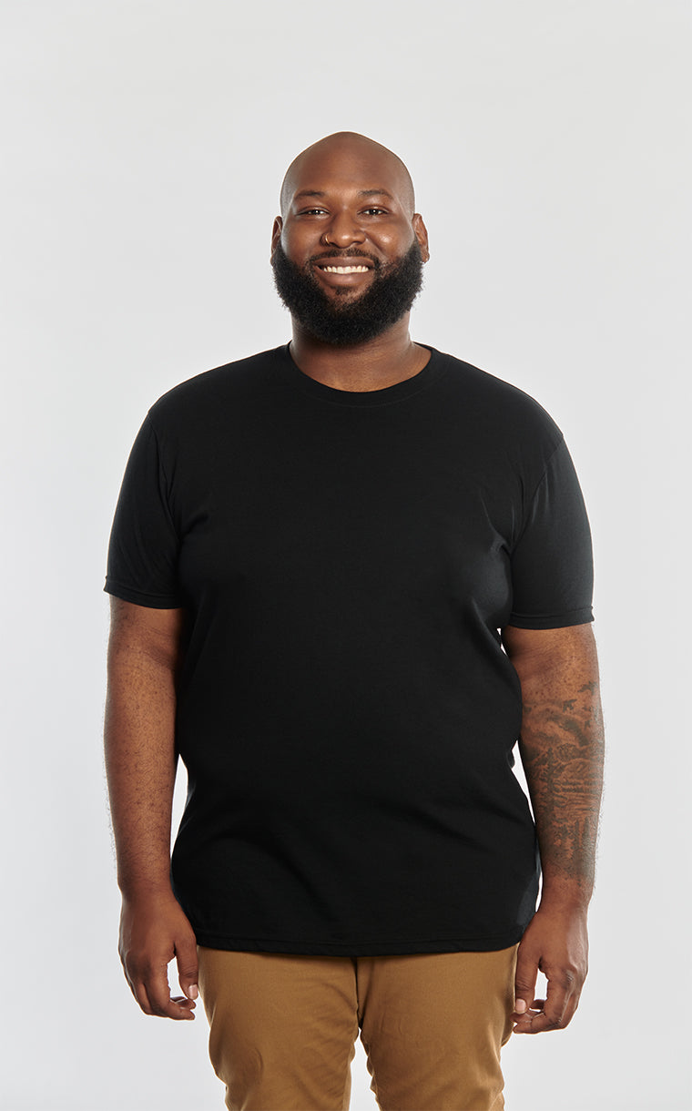 Men's T-shirt with no pocket