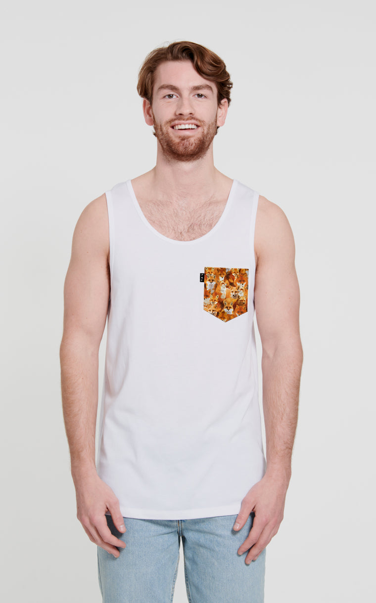 No Fox Given Pocket Tank Top