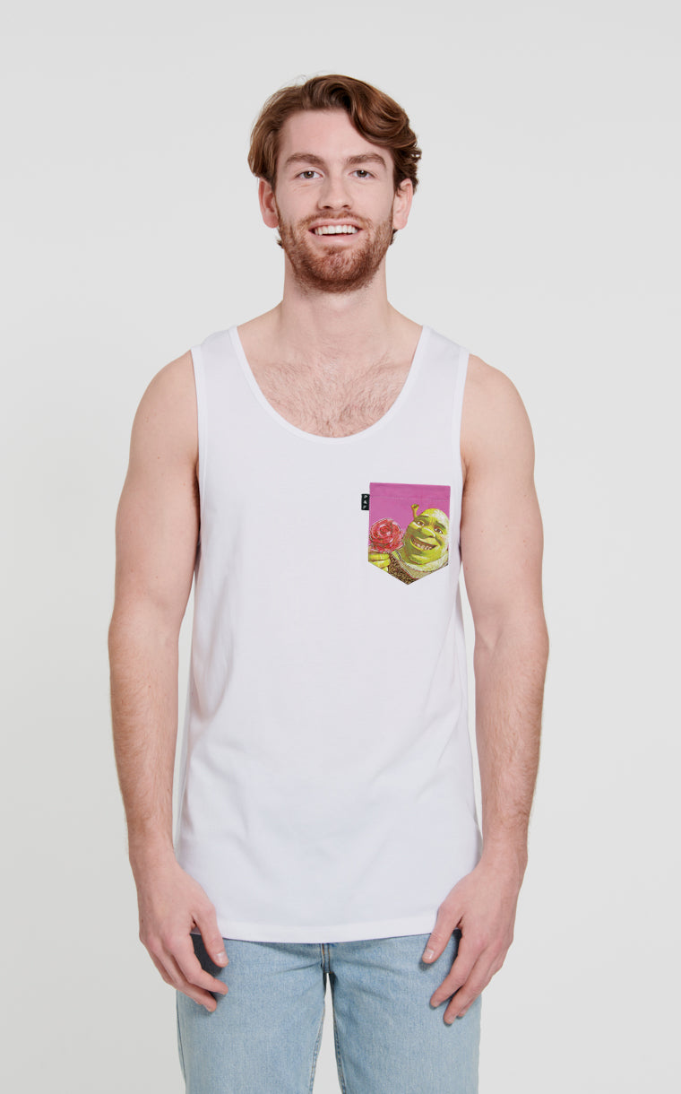 Camisole à poche pour homme avec poche Le shrek est dans malle ^ 