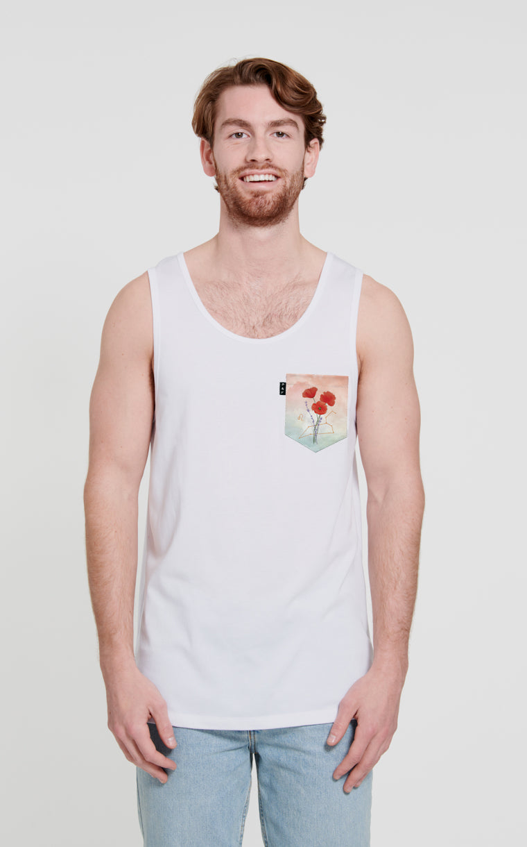 Camisole à poche pour homme avec poche Leodorisant ^ 