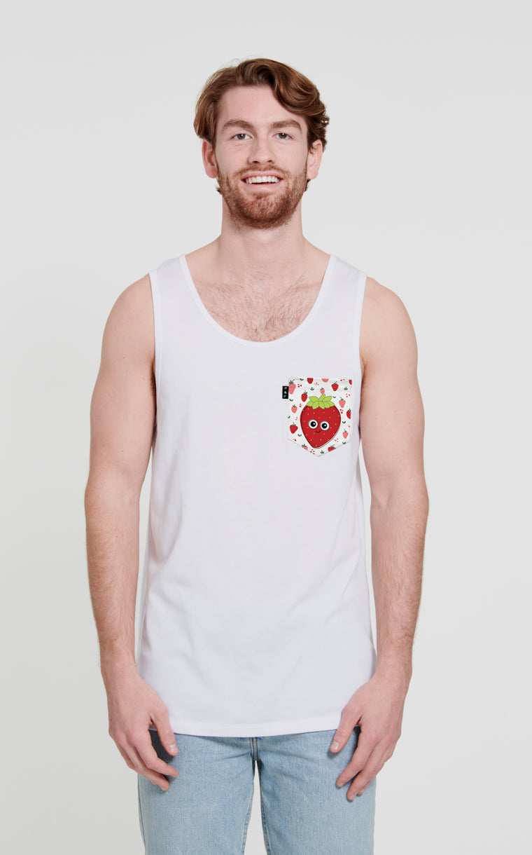 Camisole à poche pour homme avec poche Marie-Antoinette la Fraise ^ 