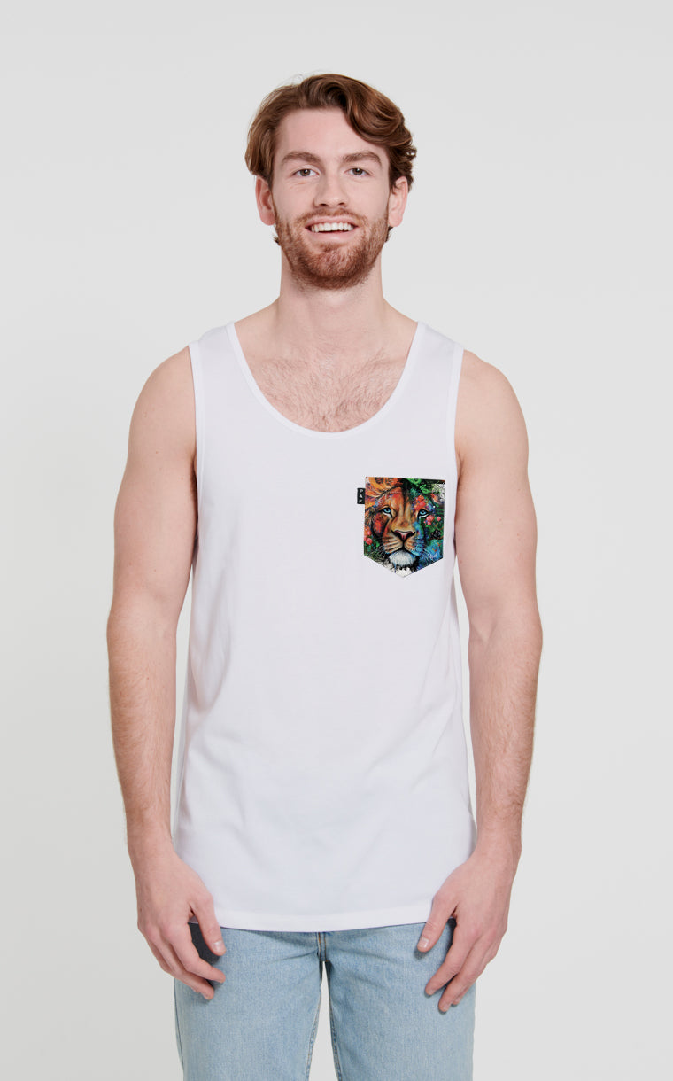 Camisole à poche pour homme avec poche Mufasa ^ 