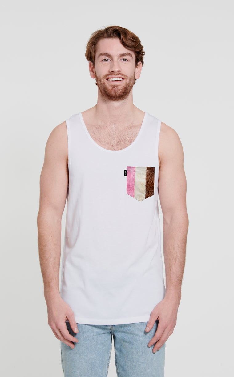 Camisole à poche pour homme avec poche Napolitan Dynamite ^ 