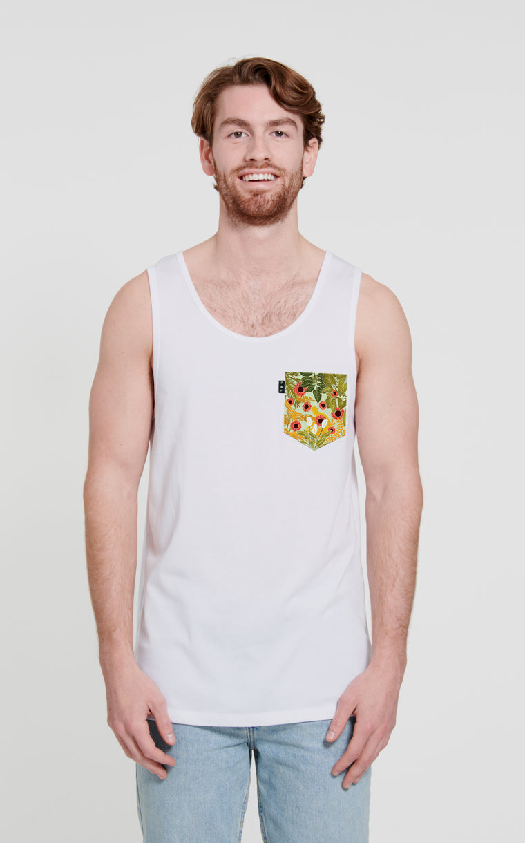 Camisole à poche pour homme avec poche Pollen Marois ^ 