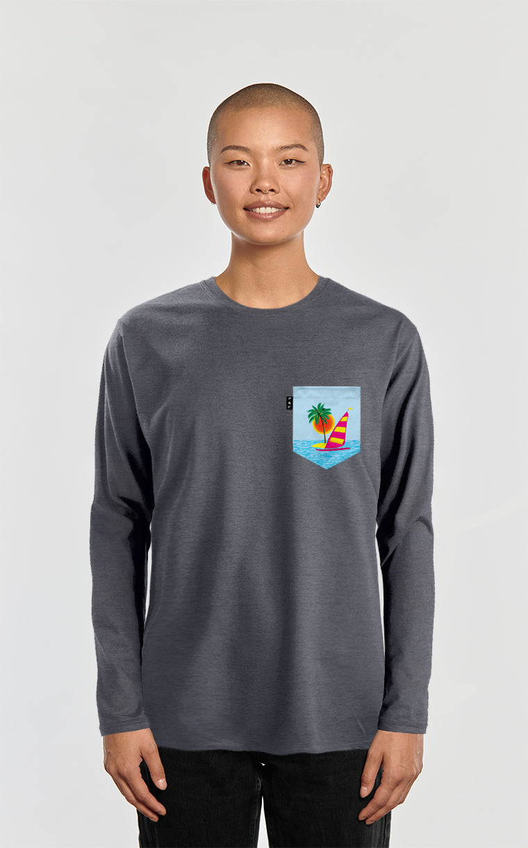 90's represent long sleeve pocket sweater