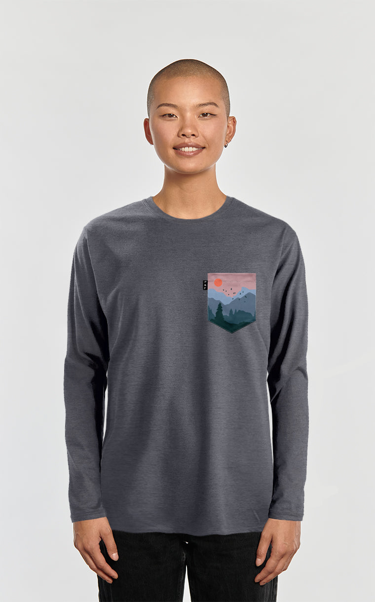 Brokeback Mountain Long Sleeve Pocket Sweater