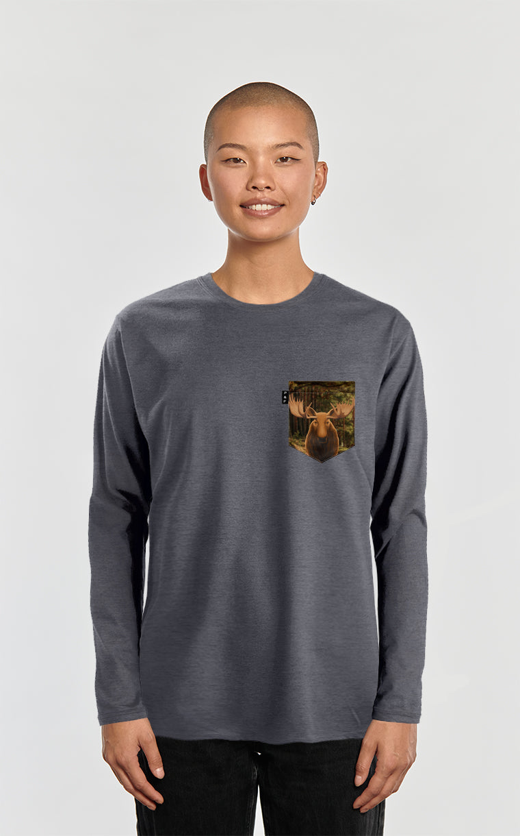 Buck d'Élan 2000 long sleeve pocket sweater