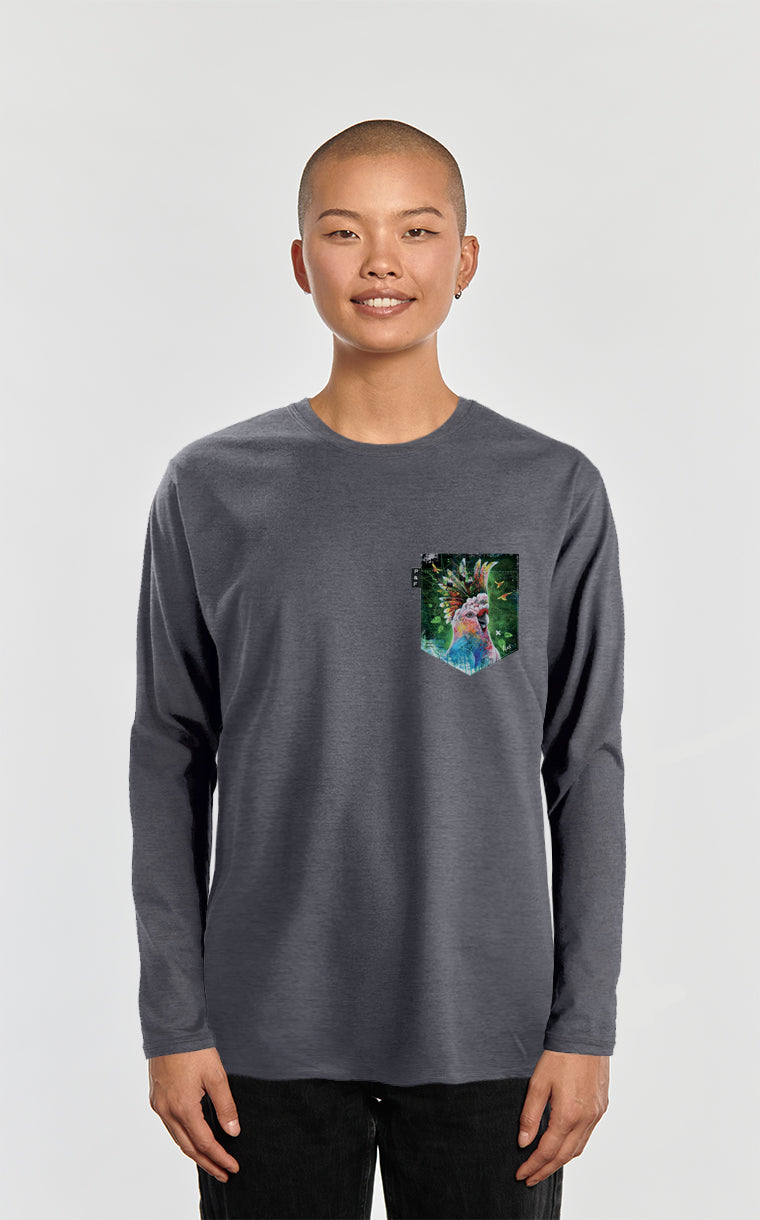 Cacatoes long sleeve pocket sweater