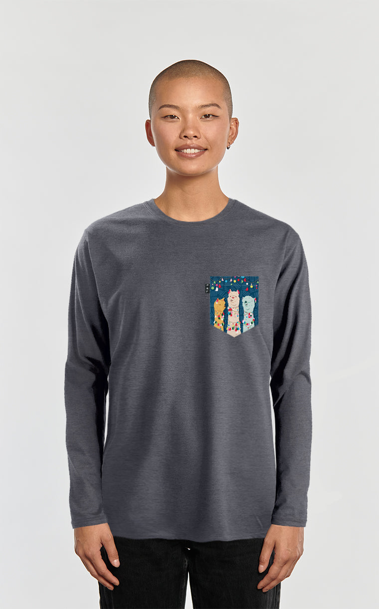 Como te llama long sleeve pocket sweater