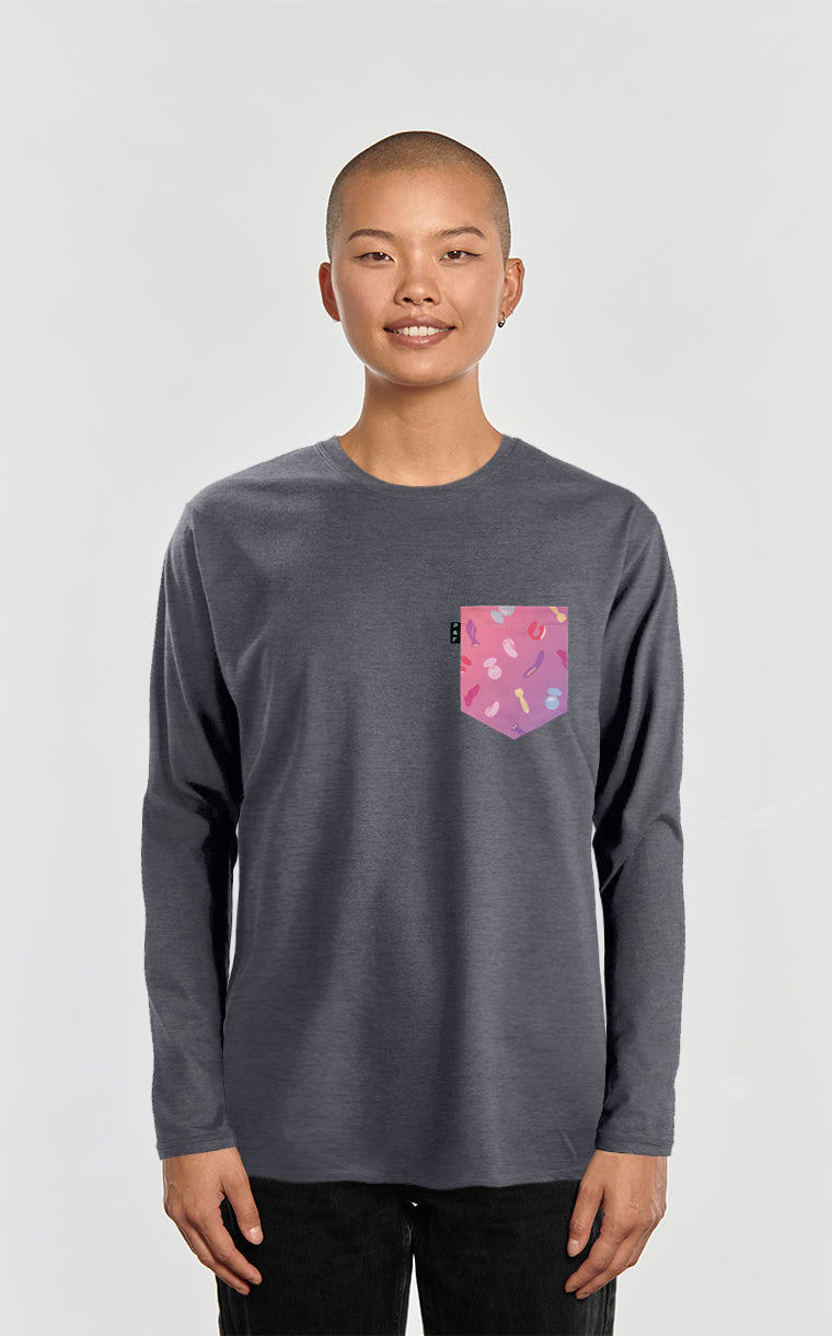 Good Vibrations Long Sleeve Pocket Sweater