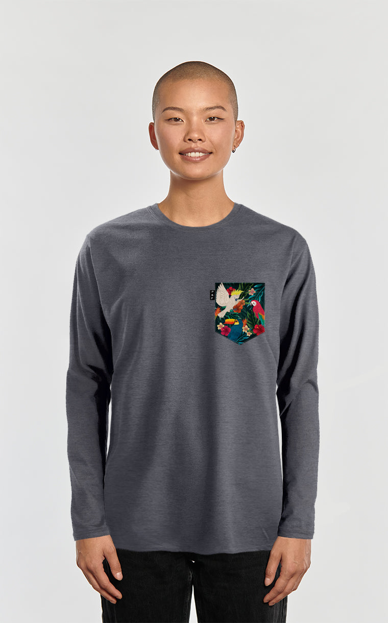 King Toucan-Khamon Pocket Long Sleeve Sweater