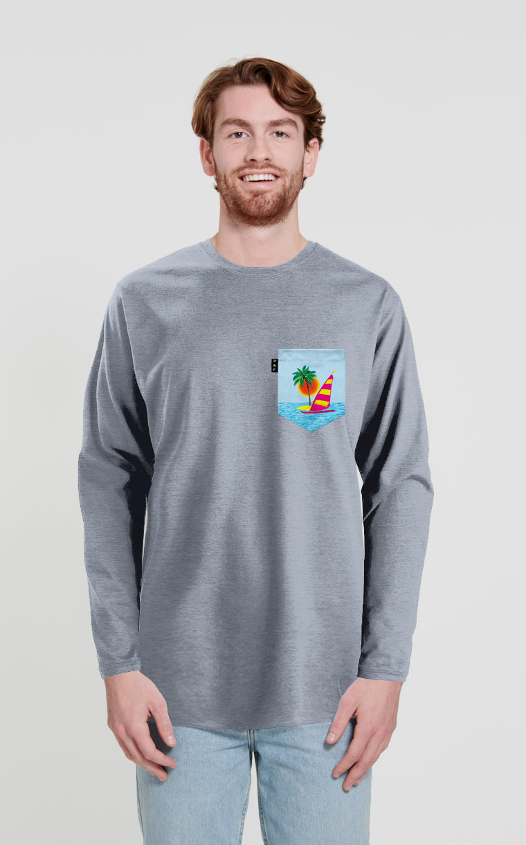 90's represent long sleeve pocket sweater